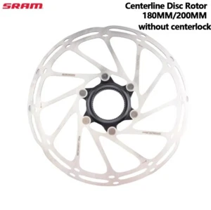 Sram 180MM 200MM Centerline Disc Rotor Without Center lock Silver Rotor MTB - Picture 1 of 5
