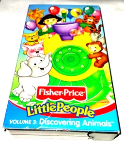 FISHER PRICE LITTLE PEOPLE VOLUME 3-DISCOVERING ANIMALS VHS - Bild 1 von 2