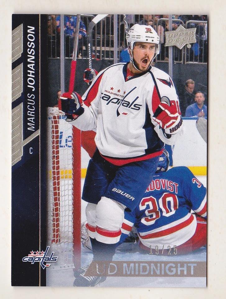 15-16 Upper Deck Marcus Johansson /25 UD MIDNIGHT 437 Capitals 2015 - Image 1 of 1