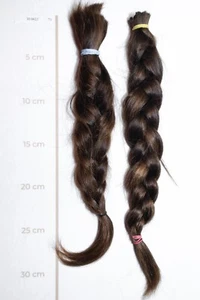 European hair, cut hair, raw hair, Medium Blonde/Natural Pure 12''-14'',virgin - Picture 1 of 1