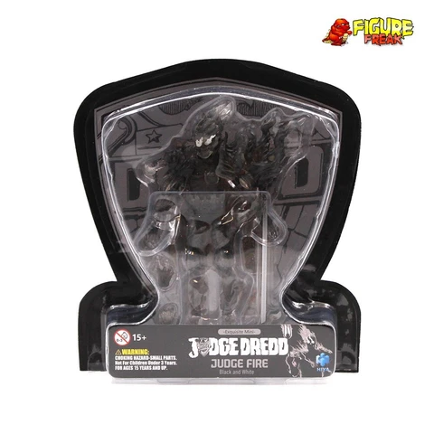 Hiya Toys Judge Dredd Black & White Judge Fire 4.25" Action Figure 1:18 Scale Cover