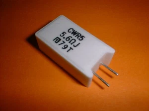 10x 5,6 Ohm 5 Watt Widerstand CWR5 Wirewound-Power - Picture 1 of 2