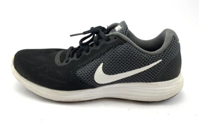 NIKE REVOLUTION 3 HERRENSCHUHE SPORTSCHUHE SNEAKER GR: 42 UK: 7,5 SCHWARZ/GRAU - Bild 1 von 4
