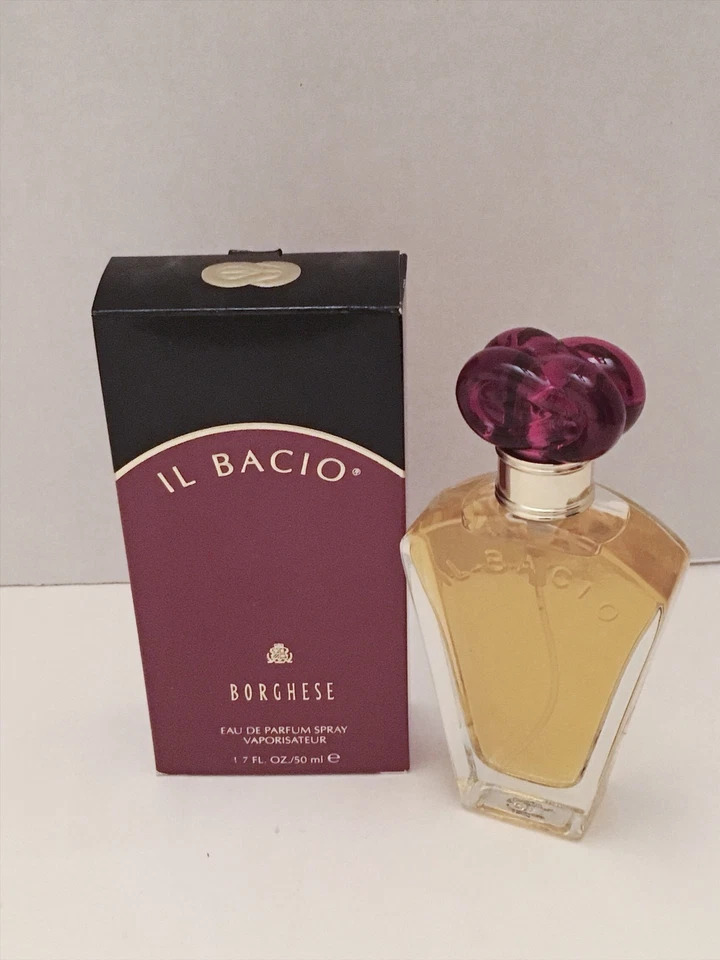 IL Bacio por Borghese para mujer 1,7 oz/50 ml eau de parfum spray nuevo en caja sin sello Foto 1 de 1