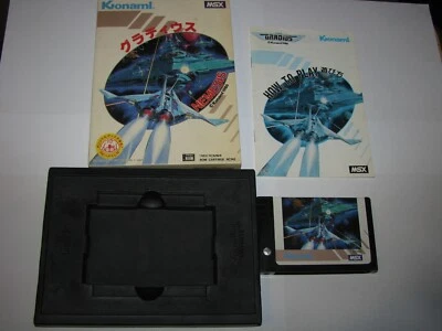Gradius (Nemesis) Konami MSX 1 Japan import Boxed + Manual US Seller  - Image 1 of 4