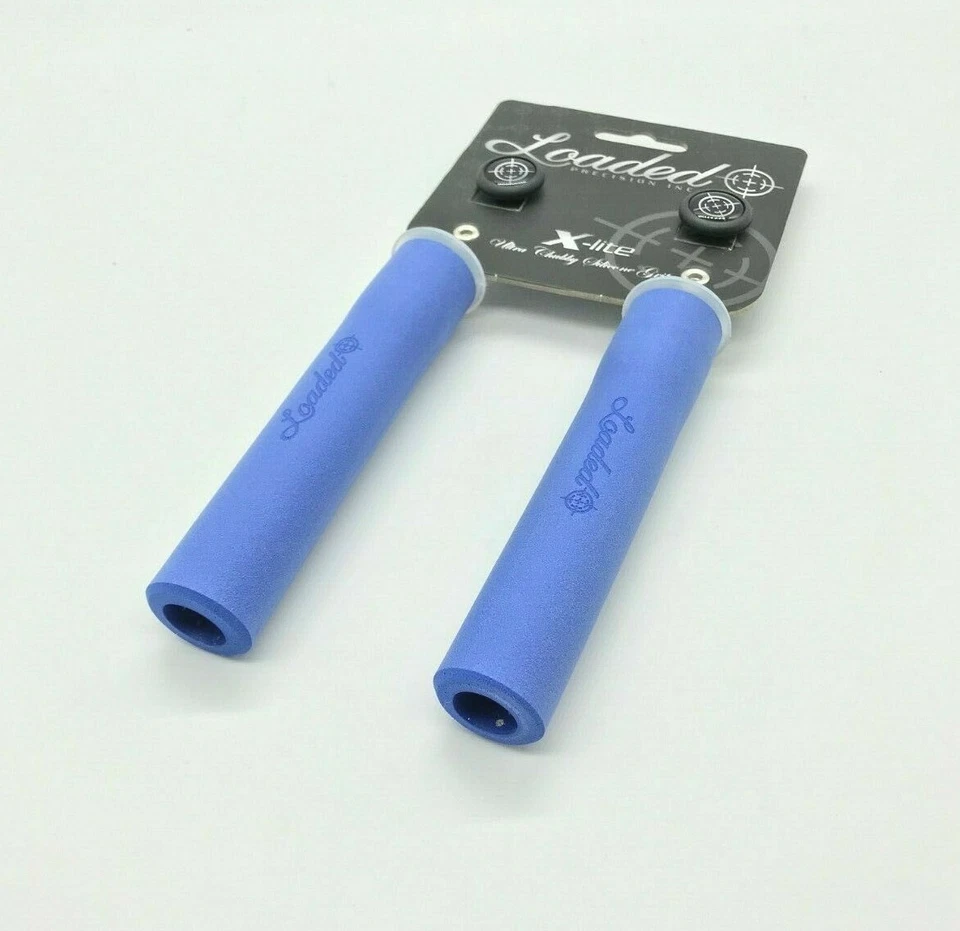 Loaded Foam handlebar Grip Blue Chubby 32mm x 130mm bike bicycle 54 grams - Image 1 of 1