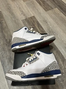 Size 6.5 - Jordan 3 Retro OG Mid True Blue - Picture 1 of 6