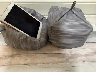 Grey  Xl iPad Pro Tablet Kindle Cushion Pillow Stand Holder Gift - Image 1 of 4