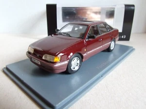 Ford Scorpio MK1 Schrägheck, 1/43, dunkelrot, Neo Scale Models, Neo 43337 - Bild 1 von 6