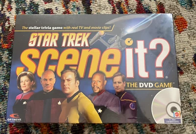 Star Trek Scene It The DVD Game Mattel Trivia Board Game 2008 All Series New - Image 1 of 2