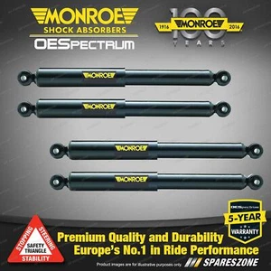 Front + Rear Monroe OE Spectrum Shock Absorbers for Jeep Wrangler JK 2.8 3.6 3.8 - Picture 1 of 3