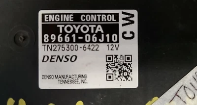 89661-06J10 Toyota Camry 2010-2011 ecu ecm ordenador Foto 1 de 3