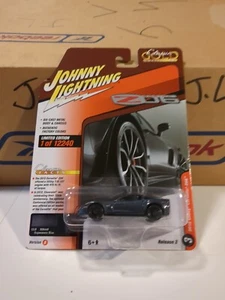 2023 Johnny Lightning Classic Gold VER.B 2012 Chevy Corvette Z06 Supersonic Blue - Picture 1 of 5