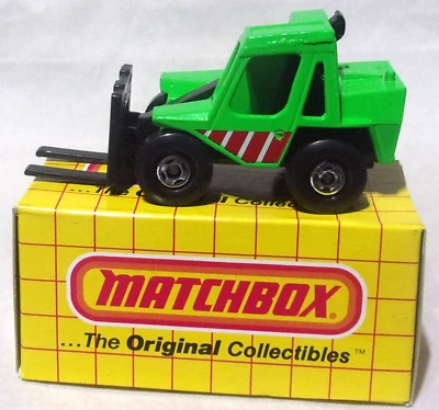 MJ7 Matchbox - Caja amarilla - Carretilla elevadora MB28 - Verde Foto 1 de 4