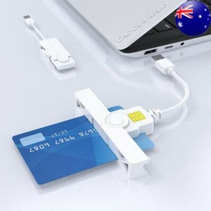 USB2.0/Type-C Common Access Card Reader CAC Readers for Windows/ OS/Android - Afbeelding 1 van 18