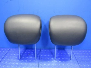 11-16 Infiniti QX56 QX80 2nd Row Seat Headrest Head Rest Set Black Leather 4230 - Bild 1 von 9