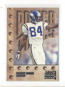 1998 Leaf Rookies and Stars #266 Randy Moss (Power Tools) Rookie Vikings