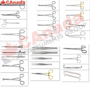 196 Pcs Abdominal Hysterectomy Surgery Set Complete Made of High Quality Stainle - Picture 1 of 2
