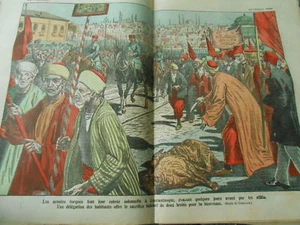 Les armées Turques Constaninople sacrifice de deux brebis 1923 Print - Imagen 1 de 1