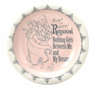 Placa antigua princesa Rapunzel Sango Toki Disney 170 mm 3263-23 HECHA EN JAPÓN Foto 1 de 2