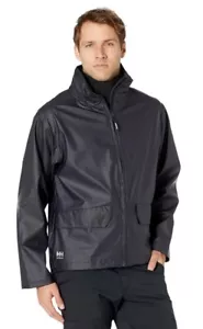Helly Hansen Voss Waterproof Hooded Zip Rain Jacket size M men NWT - Picture 1 of 10