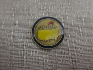2014 Augusta National Masters Tournament Flat Ball Marker Blue New - Picture 1 of 1