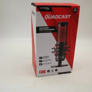 HyperX QUADCAST USB Microphone w/ Anti-Vibration Shock Mount NEW (007) - Zdjęcie 1 z 4
