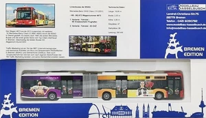 Rietze Gelenkbus MB O 530G 11 BSAG Traffic Marketing- 63 GVZ - Picture 1 of 1