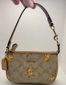 Coach Nolita 15 In Signature Canvas with Tossed Chick Print CC419 - Picture 1 of 18