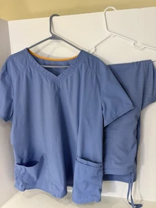 Top/Coulisse Unisex Scrub Star Taglia XL Blu Soffitto Unisex e Pantaloni Elasticizzati in Vita  - Foto 1 di 4