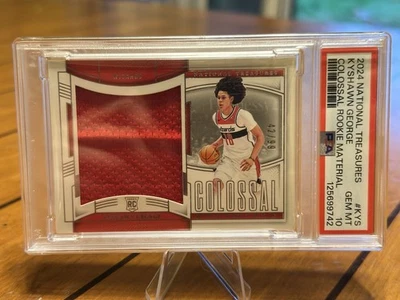2024 Panini National Treasures - Colossal Rookies Kyshawn George PSA 10 Pop 3 Foto 1 de 2