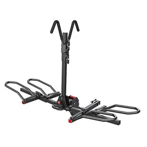 220 lb Hitch Mounted E-Bike Rack, 2-Bike Rack Hitch Mount Platform Style for - Picture 1 of 7