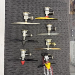 Cox .049 Airplane Engines LOT of (7) Used - Picture 1 of 2