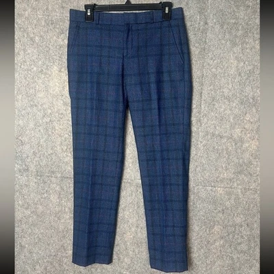 Banana Republic Mujer Talla 2S Cuadros Profesional Negocios Vestido Pantalones Foto 1 de 4