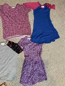 Kids Lularoe Size 6 Shirts And Dresses, L/xl Leggings - Picture 1 of 3
