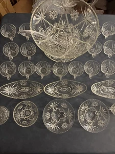 Vintage Anchor Hocking Prescut Star of David -  Set of 30 Pieces! - Picture 1 of 18