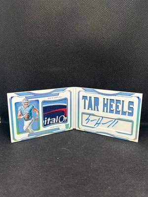 2022 National Treasures Collegiate Sam Howell Booklet /10 Bowl Patch Auto Rookie - Image 1 of 2