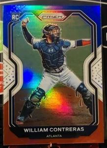 William Contreras 2021 Panini Prizm Prizms Cosmic Haze Atlanta Braves  - Picture 1 of 2