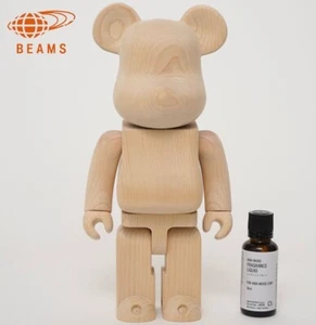 BEAMS JAPAN BE@RBRICK karimoku Cul de Sac JAPON 400% Solid Wood Figure JAPAN NEW - Picture 1 of 13