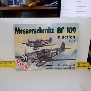 MESSERSCHMITT BF109 pt2 57 IN ACTION FIGHTER JET AIRPLANE BOOK .... MODEL 1/48 - Bild 1 von 5