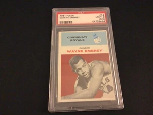 Fleer Wayne Embrey RC #12 1961-62 PSA 9 (oc) - Imagen 1 de 3