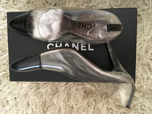 chanel transparent heels
