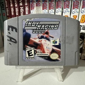 Nintendo 64 Indy Racing 2000 NUS-NICE-USA solo cartuccia autentica - Foto 1 di 2