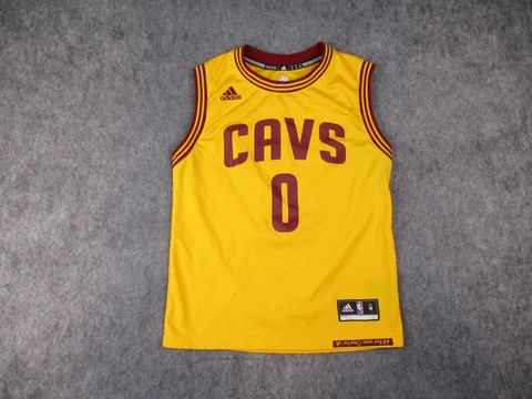 Cleveland Cavaliers Jersey Youth Medium Yellow Adidas Kevin Love NBA Cavs Kids 0 Cover