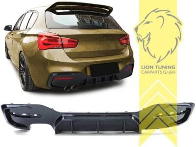 Heckansatz Heckspoiler Diffusor für BMW F20 F21 LCI für M-Paket schwarz glänzend - Bild 1 von 4