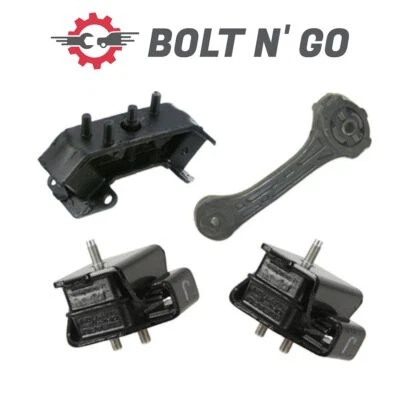 Montaje de motor, transmisión y puntal de par de 4 piezas para Subaru Forester Legacy 97-03 Foto 1 de 4