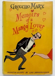 MEMOIRS OF A MANGY LOVER - Groucho Marx Hershfield Bernard Geis - Picture 1 of 2