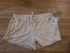 Ladies/Juniors Beige 5B Style Soft Shorts,new sz M - Picture 1 of 3