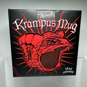 Christmas Krampus Tiki Mug Miracle Holiday Pop Up Bar New Glossy Glaze New - Picture 1 of 10