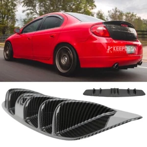 Divisor de alerón difusor parachoques trasero 7 aletas para Dodge Neon R/T 1995-2020 - Imagen 1 de 11